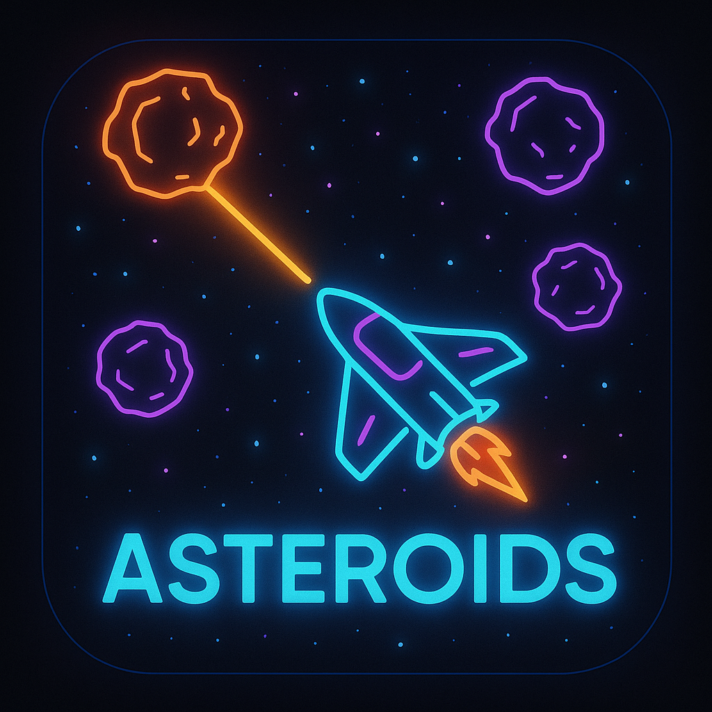 Asteroids unblocked game – classic space shooter destroy rocks and score points