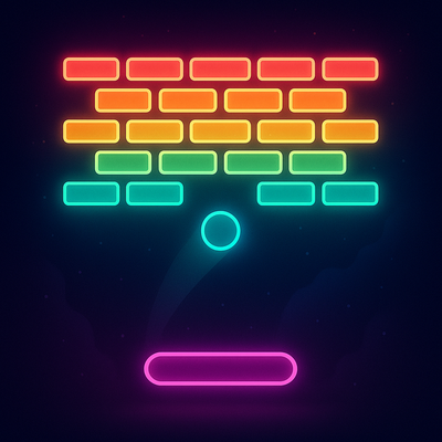 Breakout unblocked game – destroy bricks with your paddle